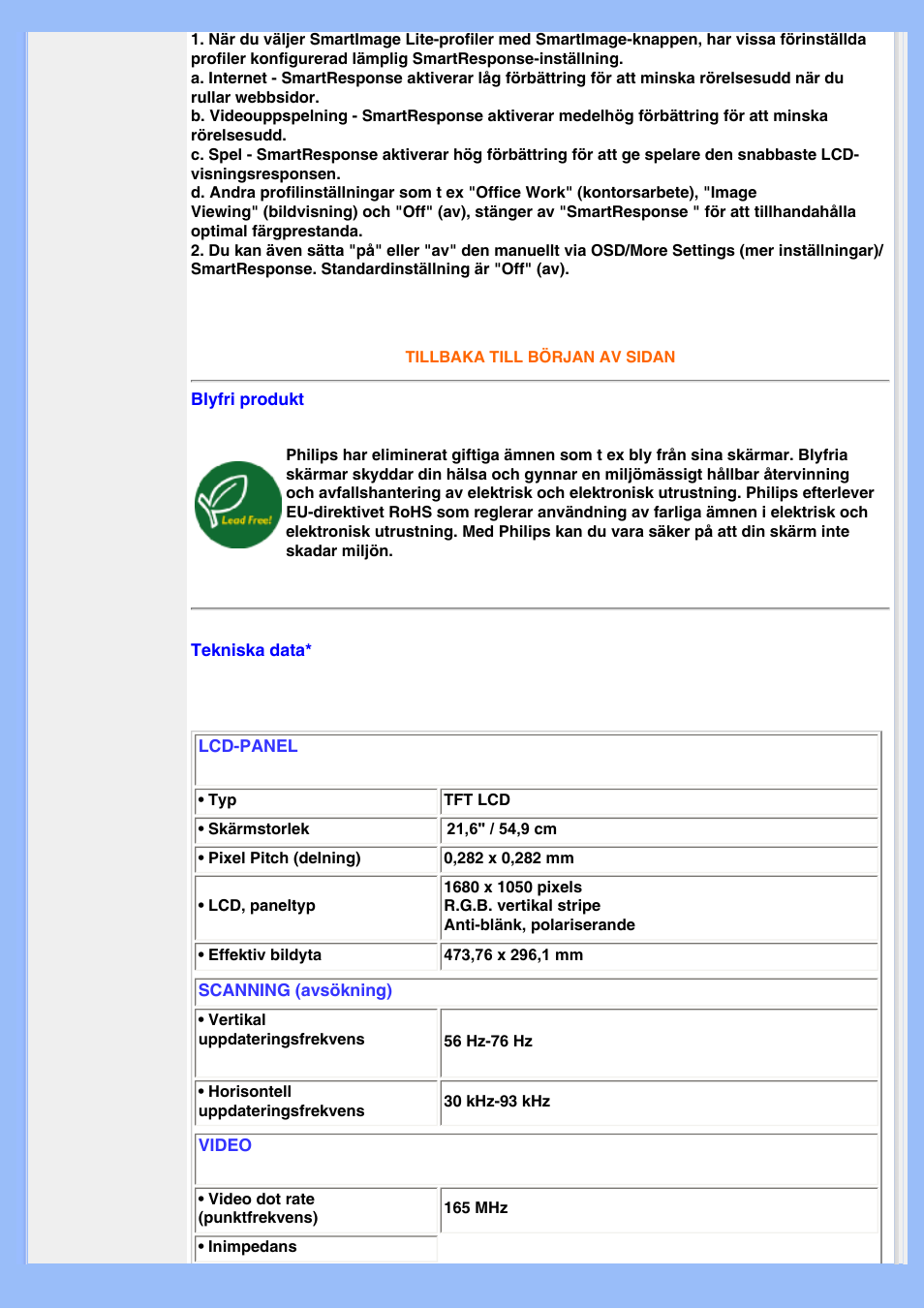 Philips 220EW8 User Manual | Page 29 / 88