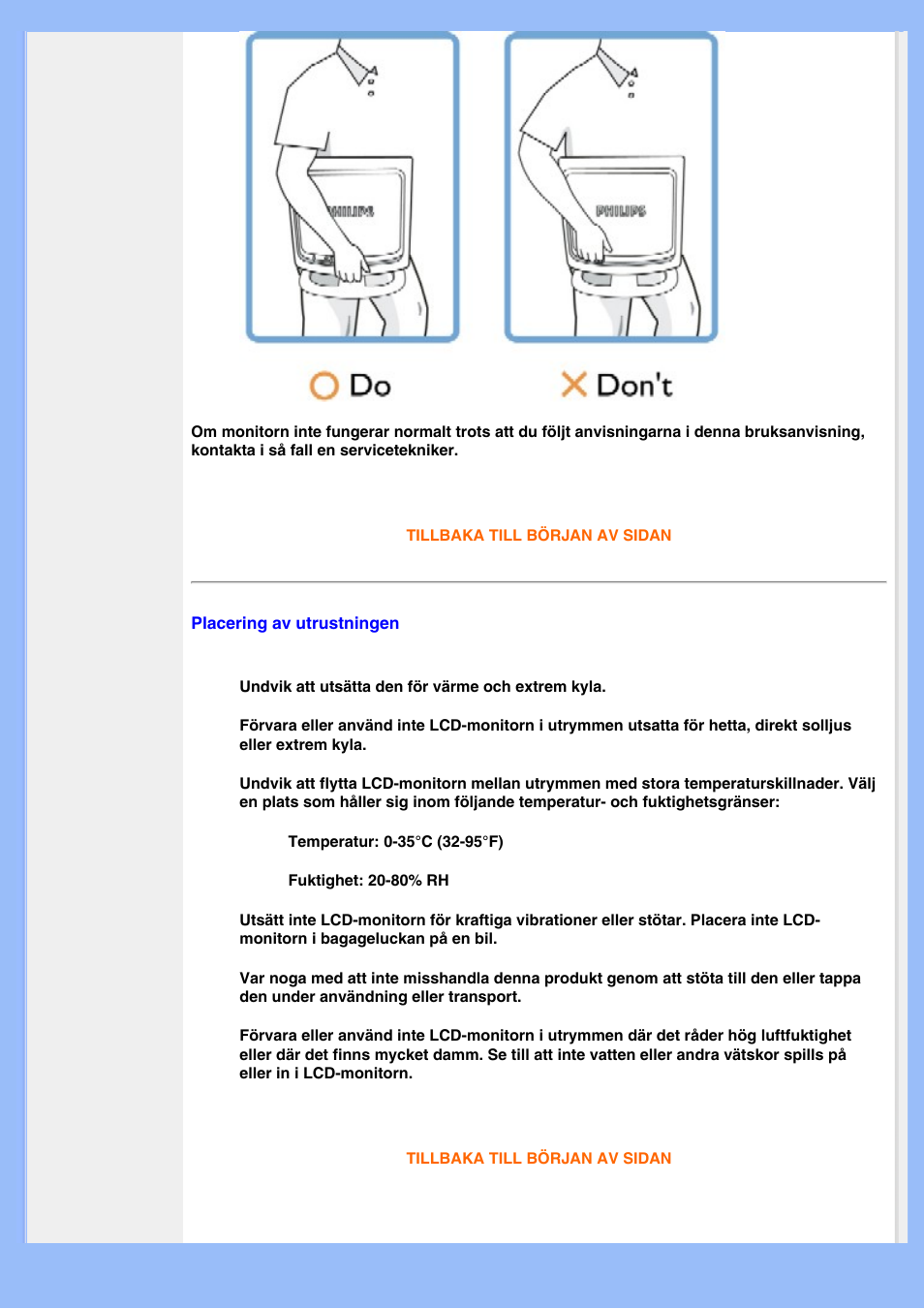 Philips 220EW8 User Manual | Page 3 / 88