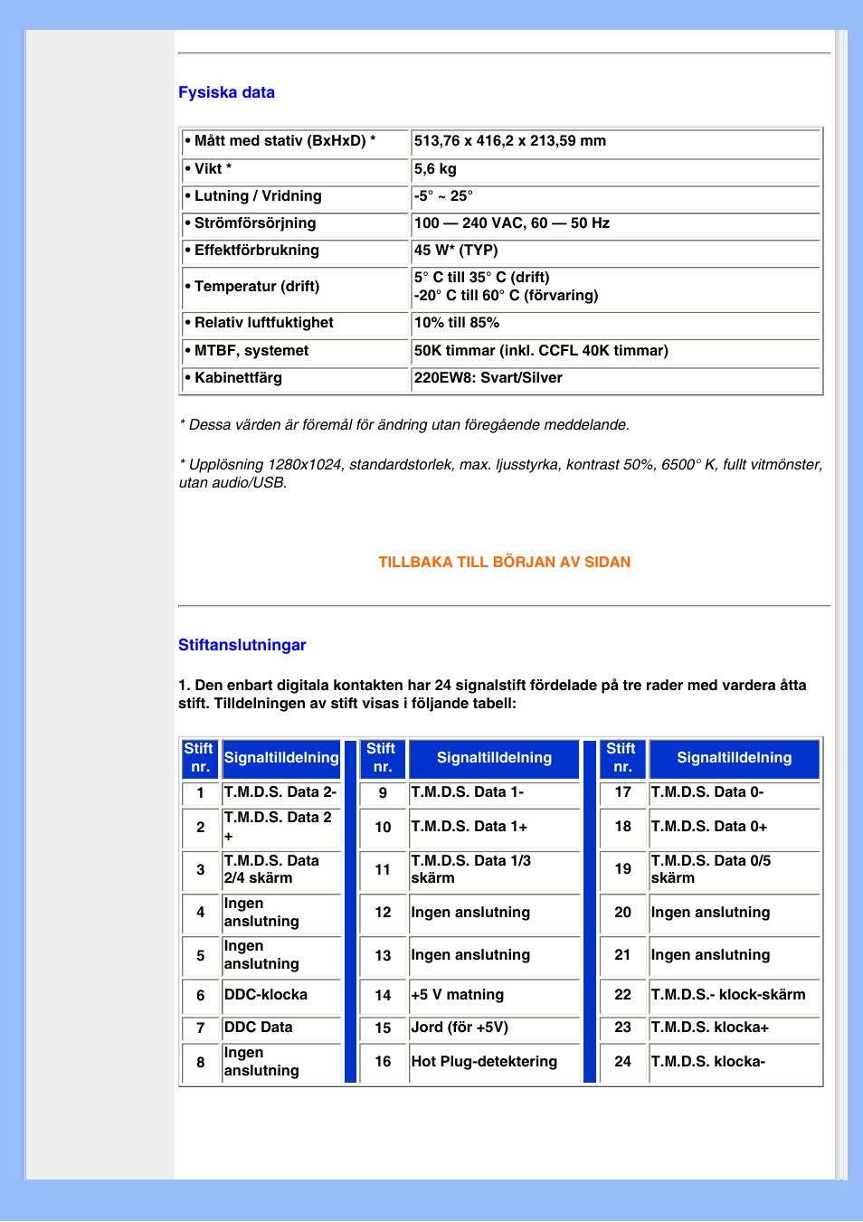 Philips 220EW8 User Manual | Page 32 / 88