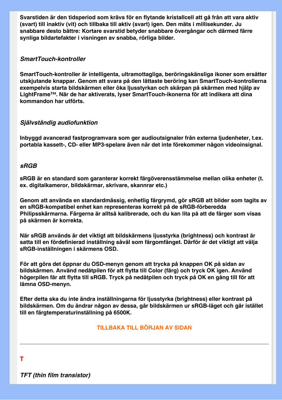 Philips 220EW8 User Manual | Page 84 / 88