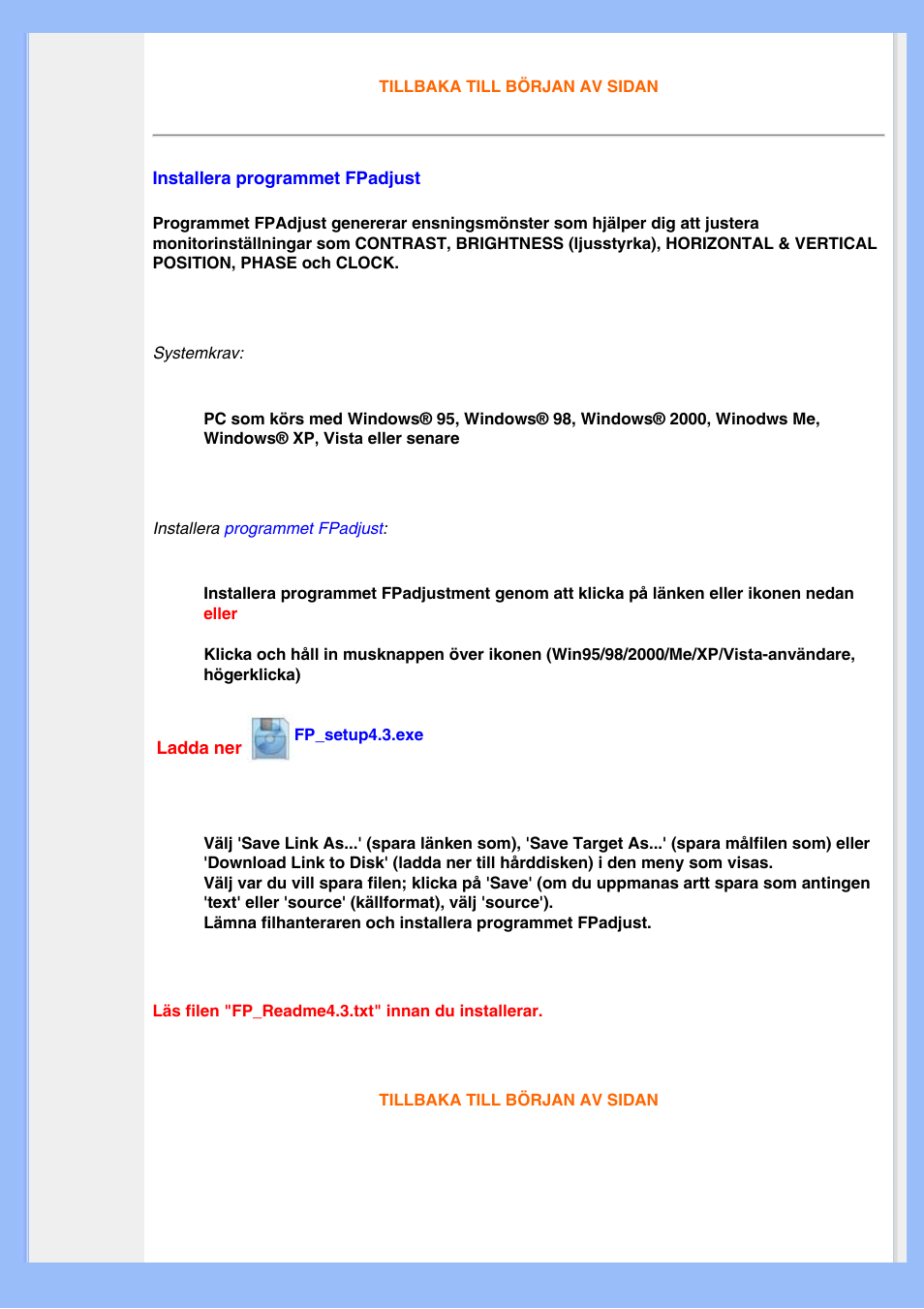 Philips 220EW8 User Manual | Page 87 / 88