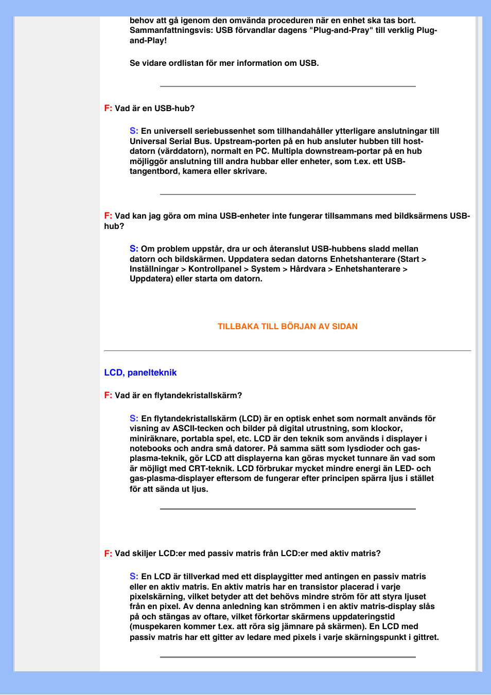 Philips 220EW8 User Manual | Page 9 / 88