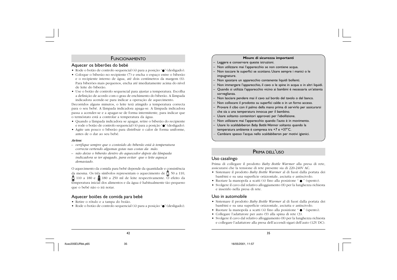 Philips SC205 User Manual | Page 37 / 40