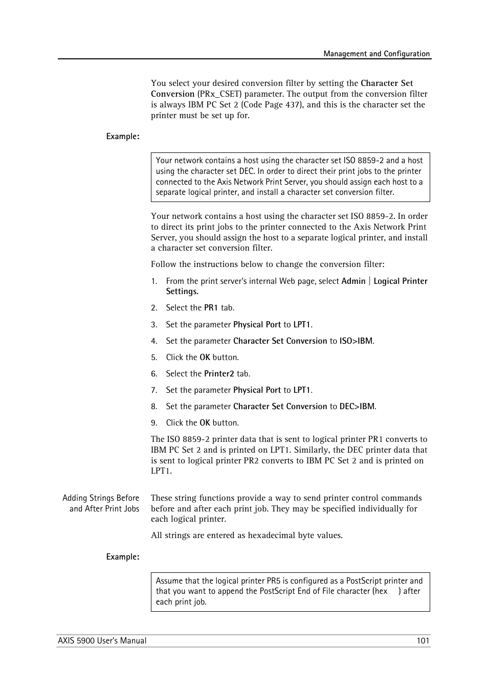 Philips AXIS 5900 User Manual | Page 101 / 160