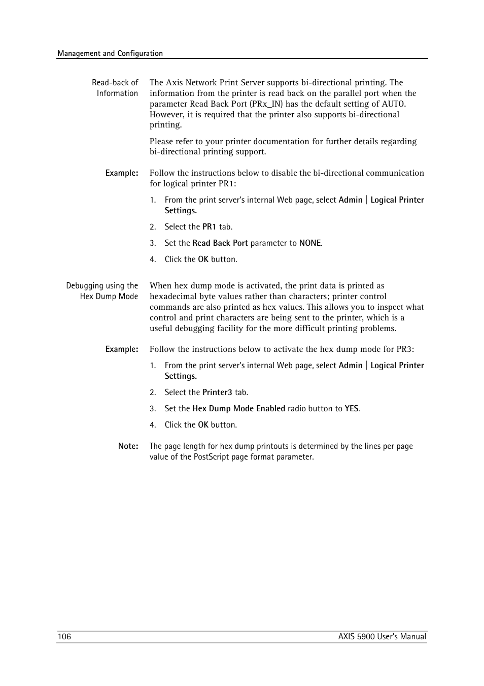 Philips AXIS 5900 User Manual | Page 106 / 160