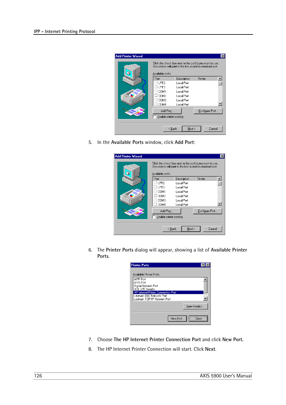 Philips AXIS 5900 User Manual | Page 126 / 160