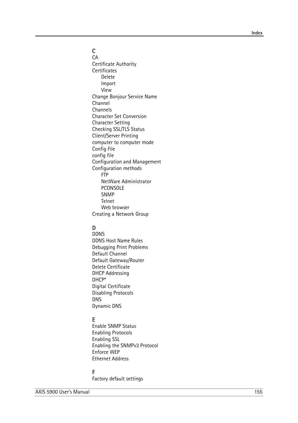 Philips AXIS 5900 User Manual | Page 155 / 160