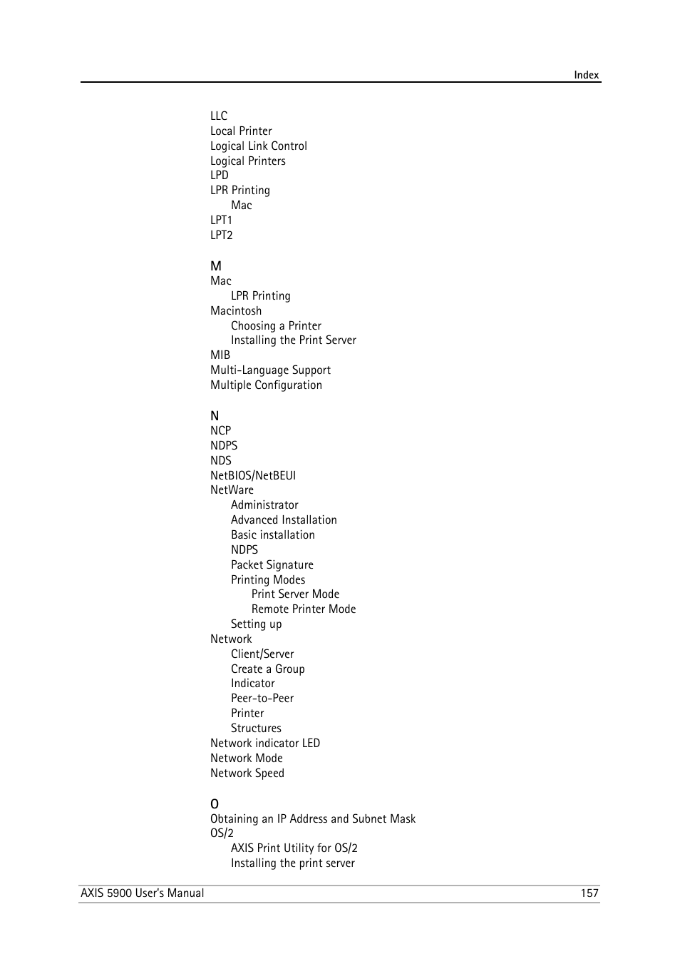 Philips AXIS 5900 User Manual | Page 157 / 160