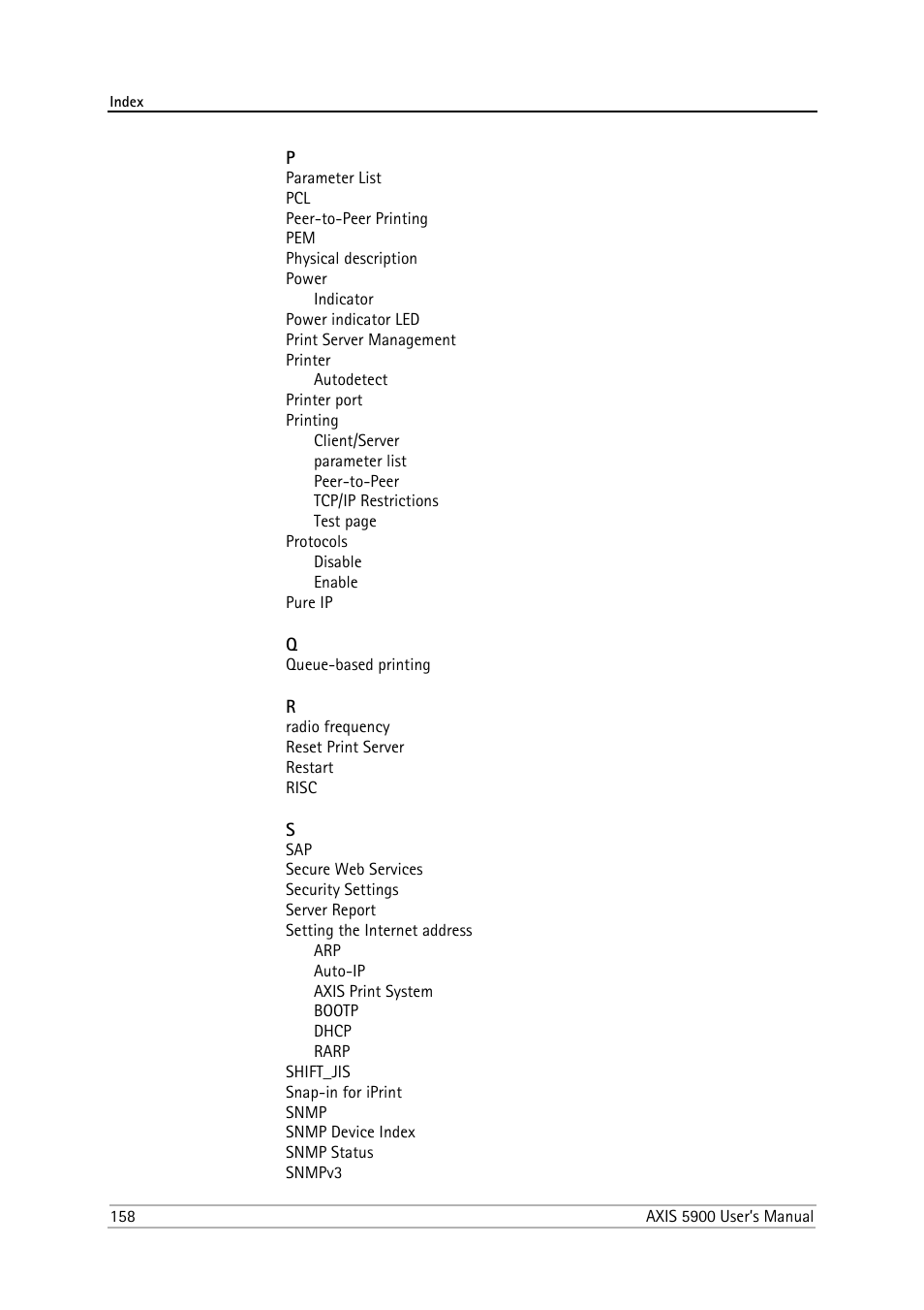 Philips AXIS 5900 User Manual | Page 158 / 160