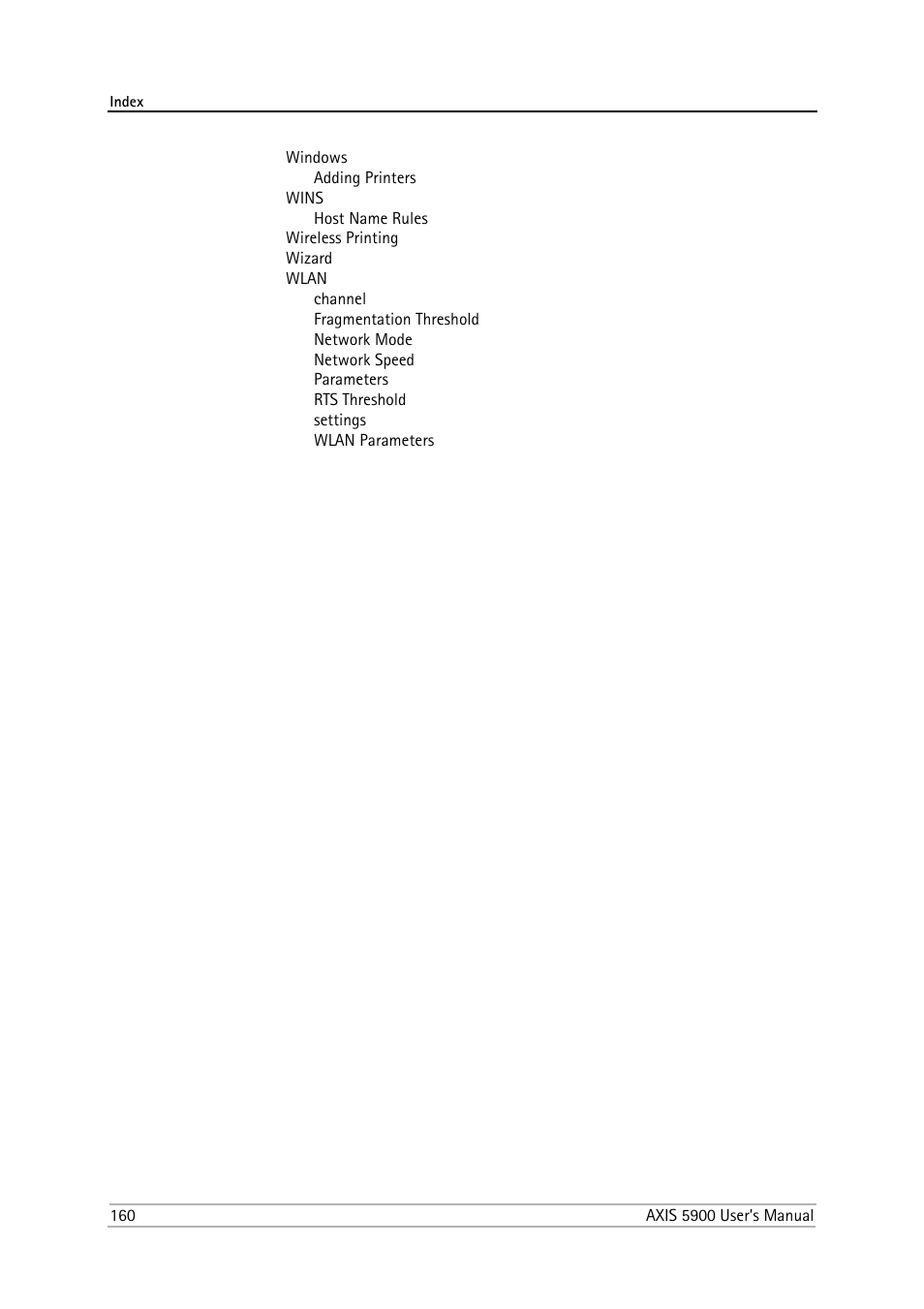 Philips AXIS 5900 User Manual | Page 160 / 160