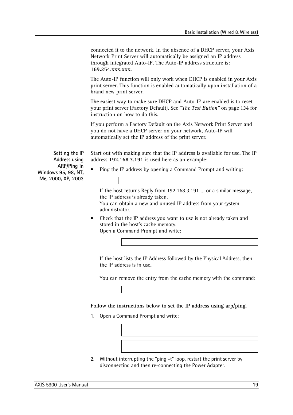 Philips AXIS 5900 User Manual | Page 19 / 160