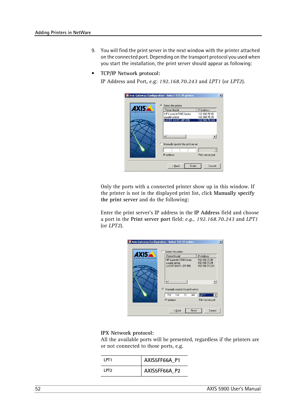 Philips AXIS 5900 User Manual | Page 52 / 160