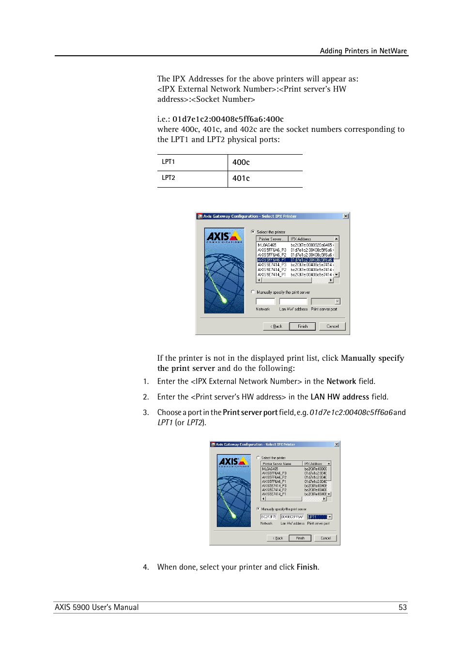 Philips AXIS 5900 User Manual | Page 53 / 160