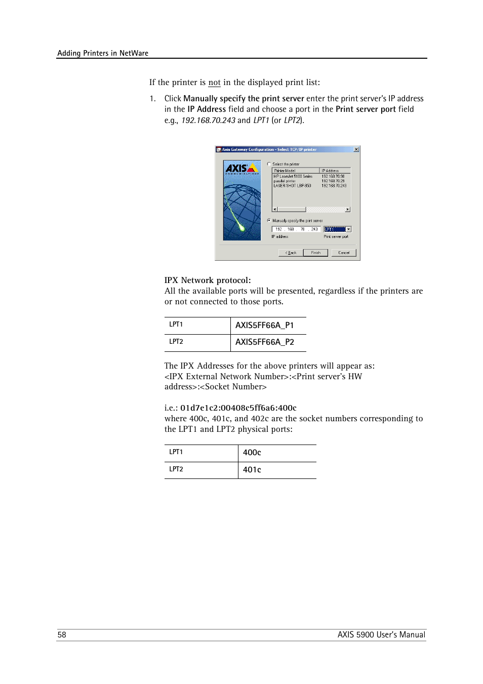 Philips AXIS 5900 User Manual | Page 58 / 160