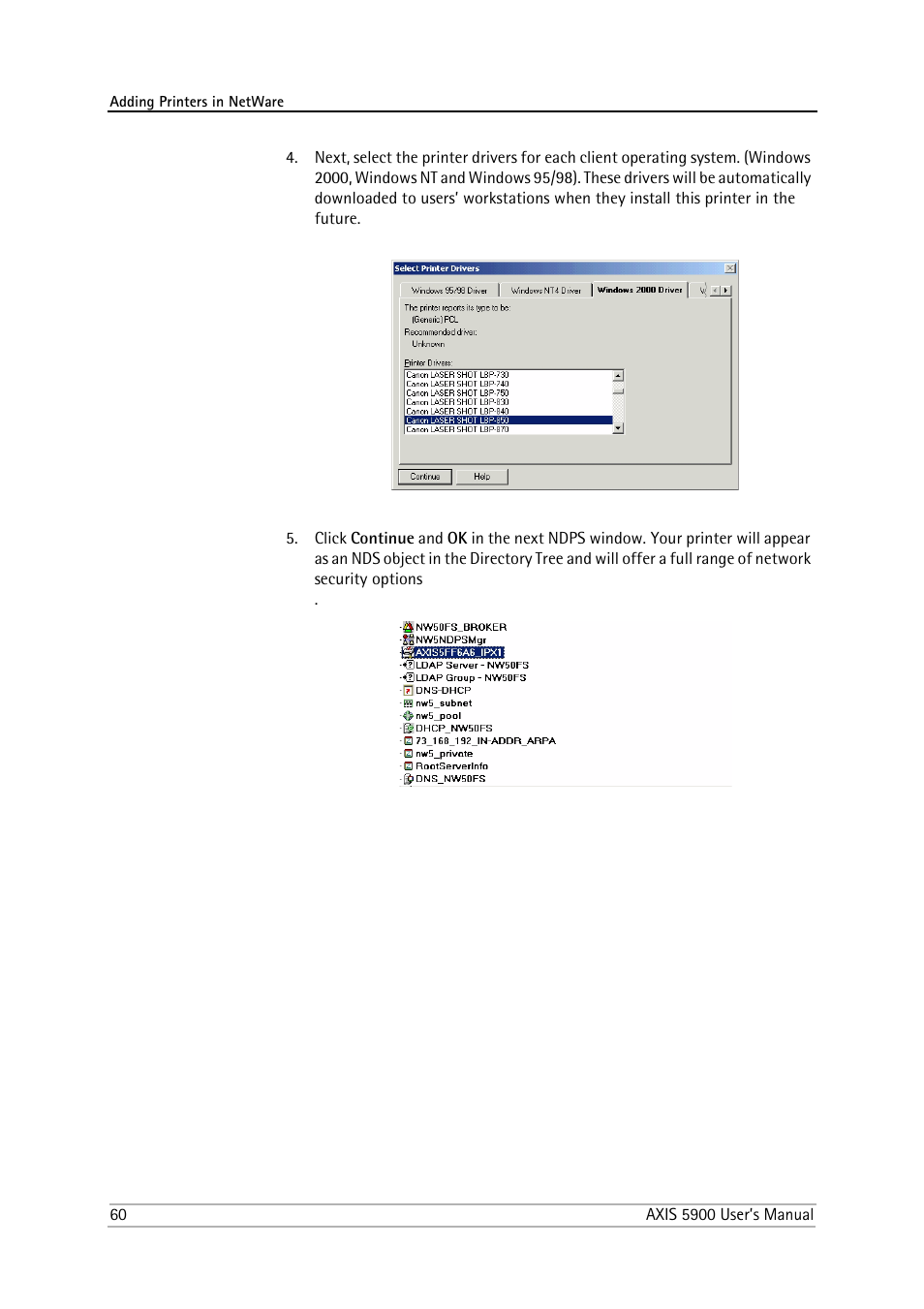 Philips AXIS 5900 User Manual | Page 60 / 160