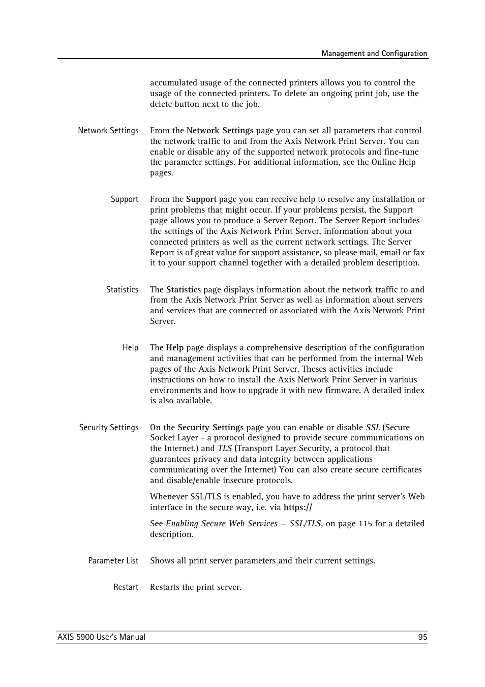 Philips AXIS 5900 User Manual | Page 95 / 160