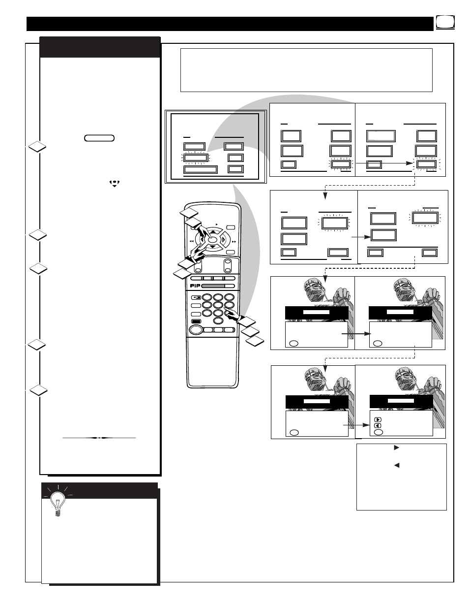 Eature, Ontrols, Continued | Parental control setup code number, Mart | Philips 9P5540C1 User Manual | Page 19 / 60