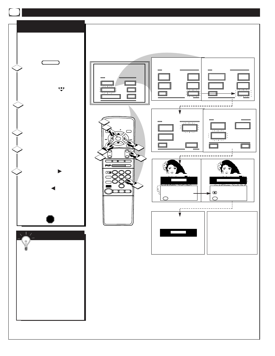 Eature, Ontrols, Continued | Parental control channel blocking, Mart | Philips 9P5540C1 User Manual | Page 20 / 60