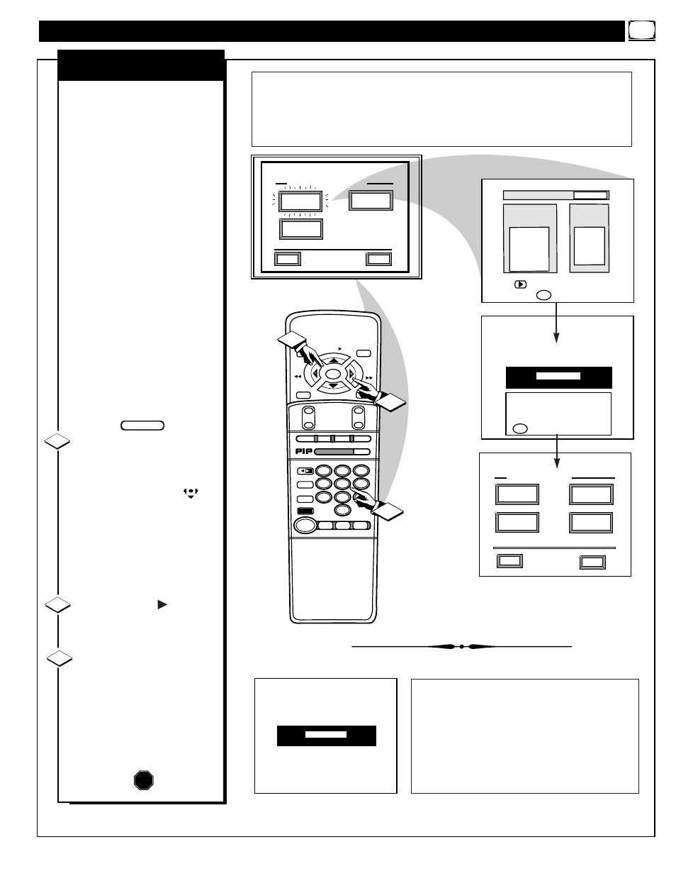 Eature, Ontrols, Continued | Parental control content advisory | Philips 9P5540C1 User Manual | Page 21 / 60