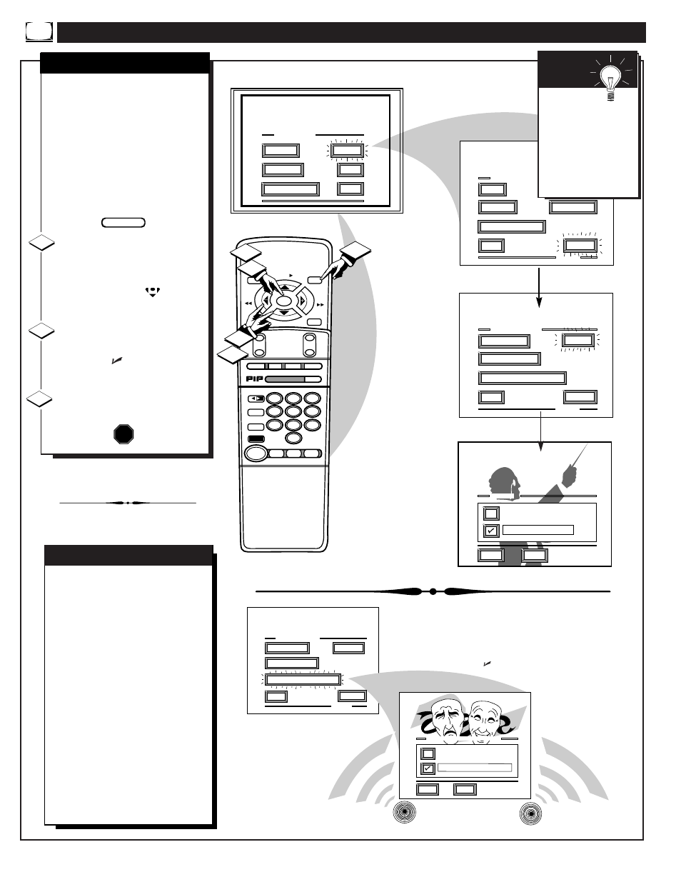 Ound, Ontrols, Continued | Stereo, Mart | Philips 9P5540C1 User Manual | Page 28 / 60