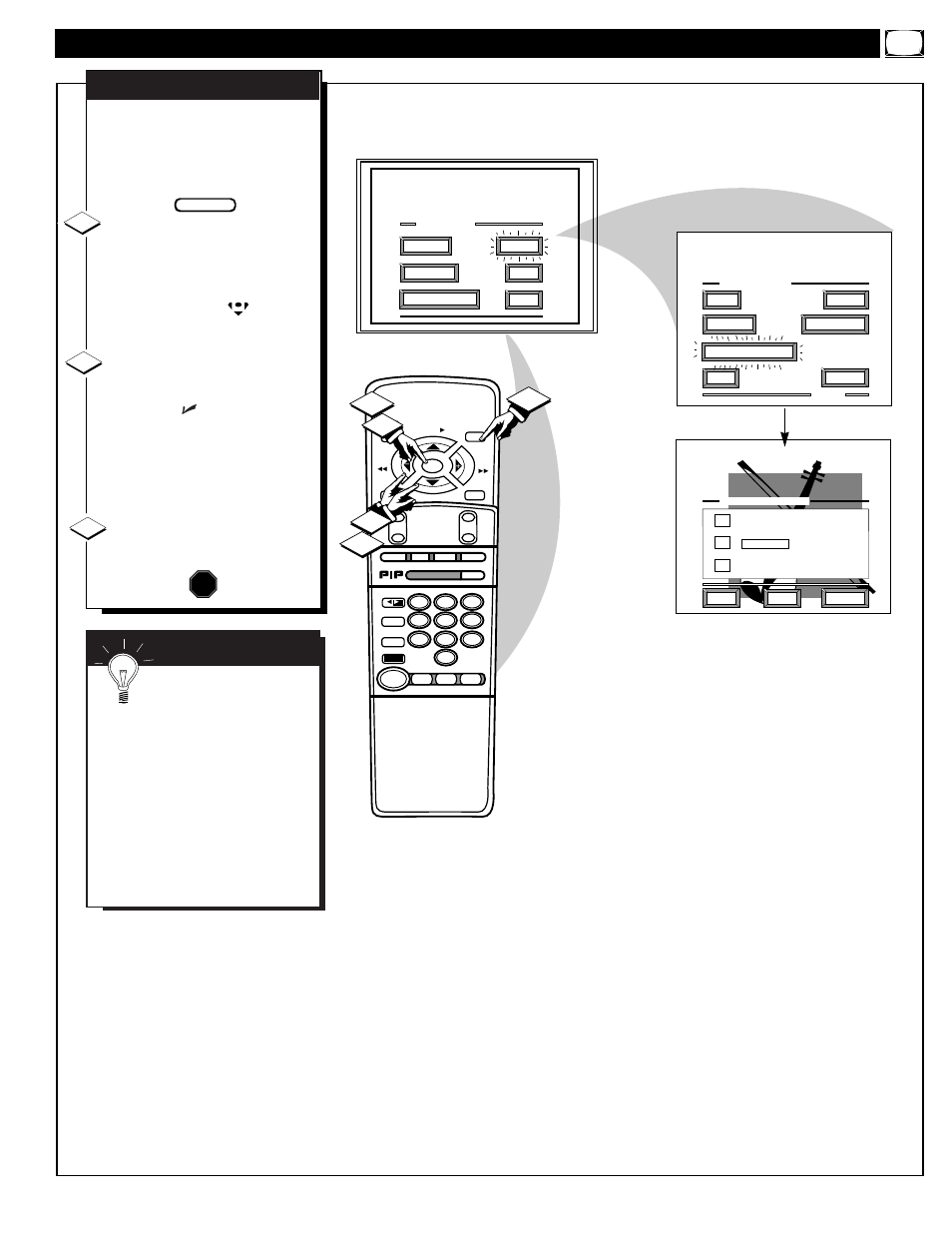 Ound, Ontrols, Continued | Stop | Philips 9P5540C1 User Manual | Page 29 / 60