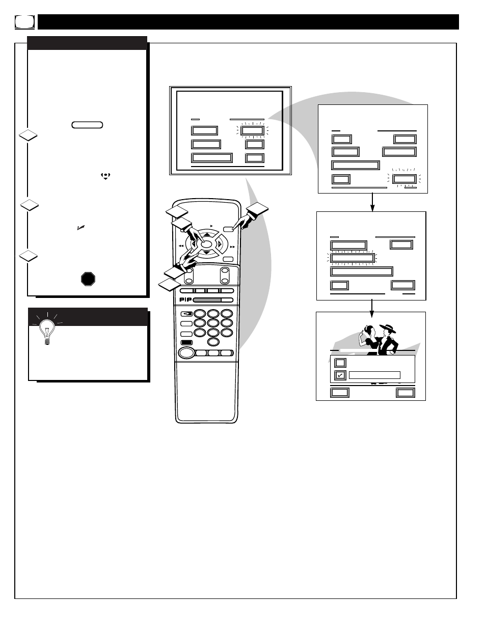 Ound, Ontrols, Continued | Philips 9P5540C1 User Manual | Page 30 / 60