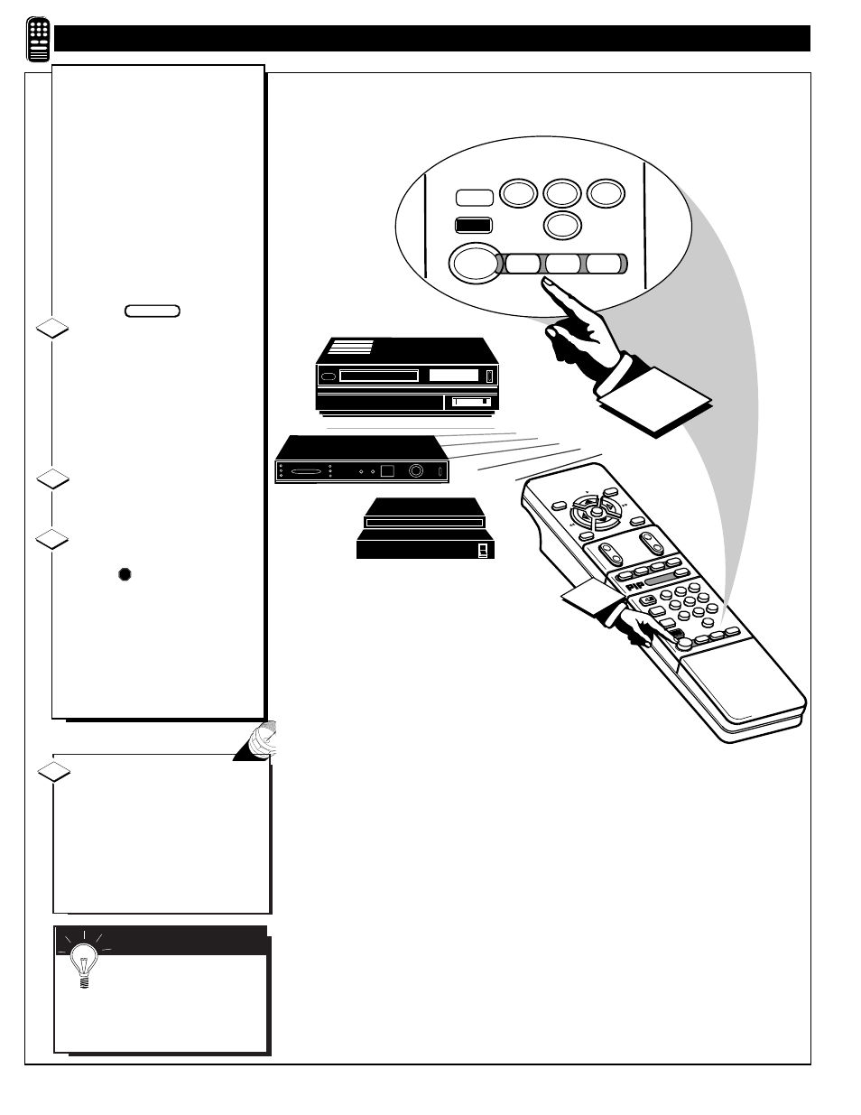 Tv r, Etting the, Emote to | Ccessory, Evices | Philips 9P5540C1 User Manual | Page 42 / 60