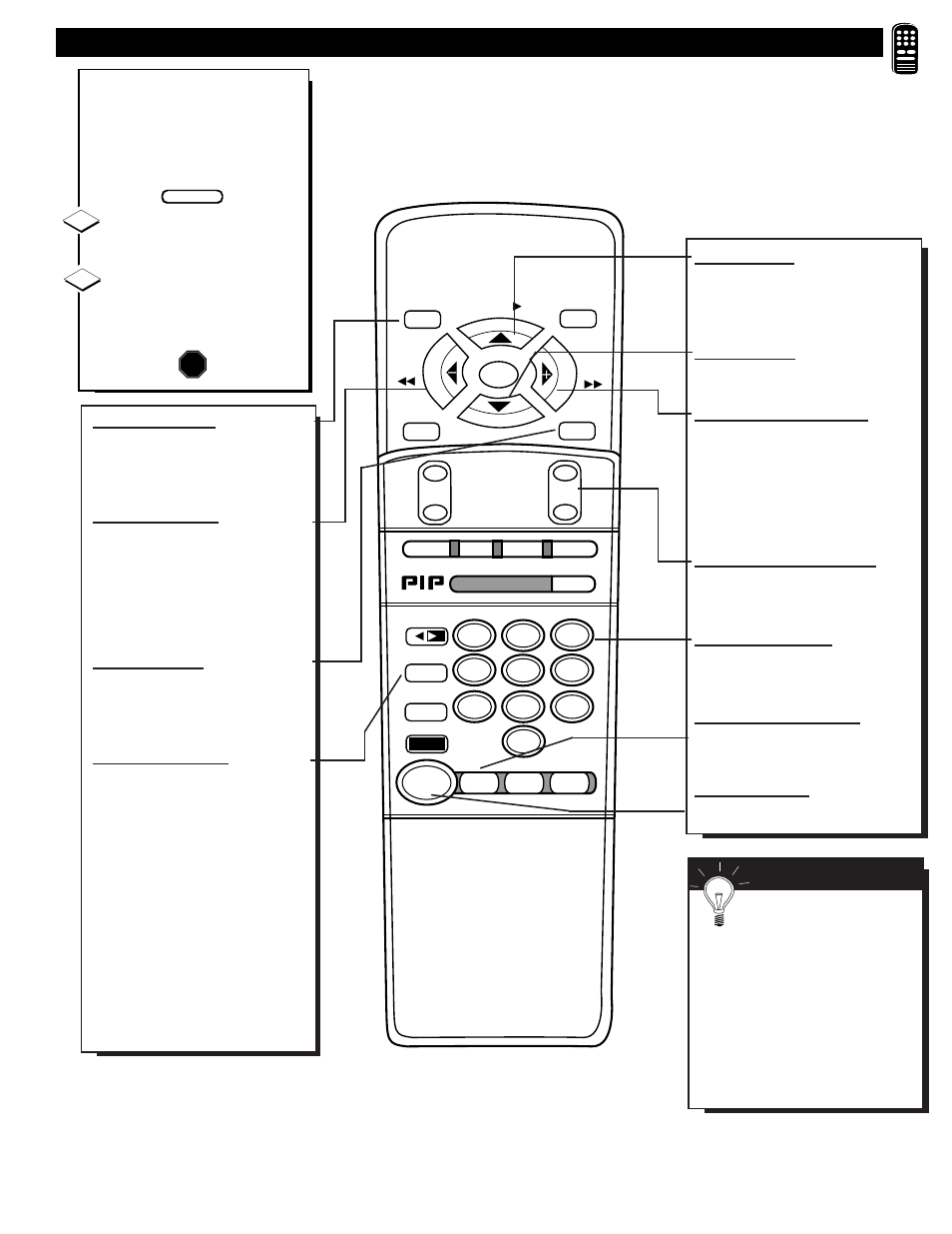 Vcr b, Sing the, Emote | Uttons | Philips 9P5540C1 User Manual | Page 47 / 60