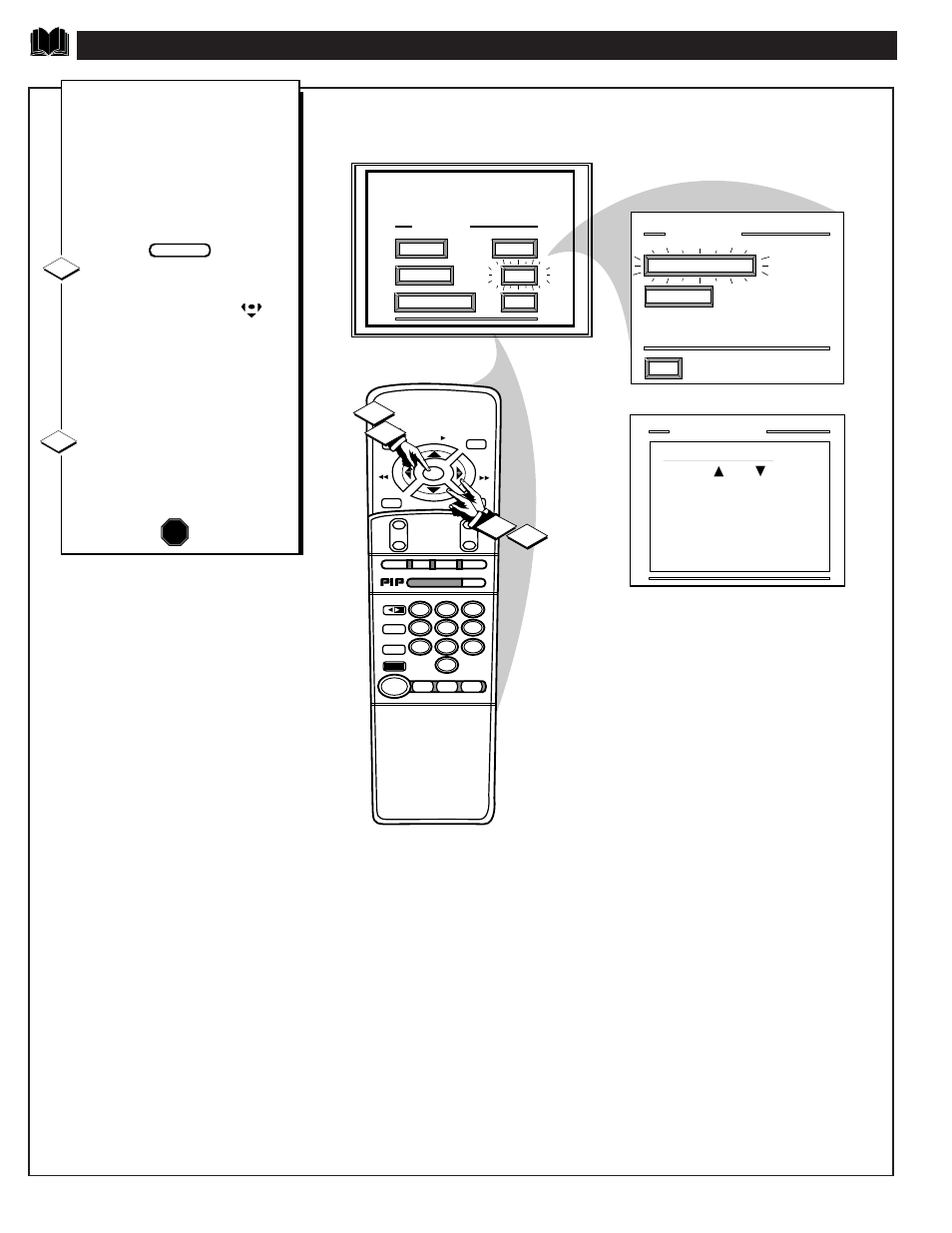 Tv h, Stop | Philips 9P5540C1 User Manual | Page 54 / 60