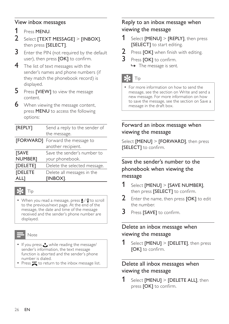 Philips SE765 User Manual | Page 26 / 52