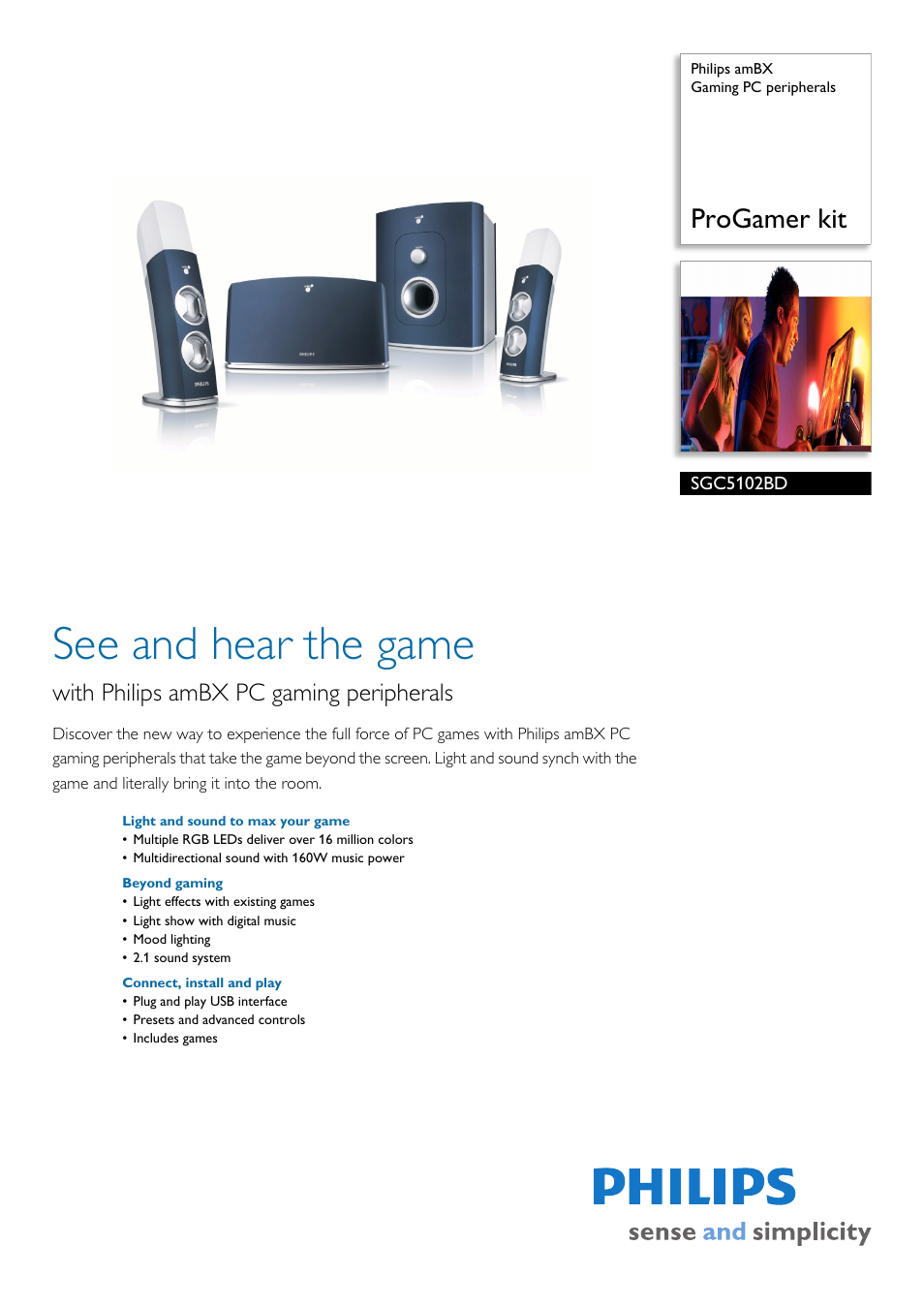 Philips SGC5102BD User Manual | 2 pages