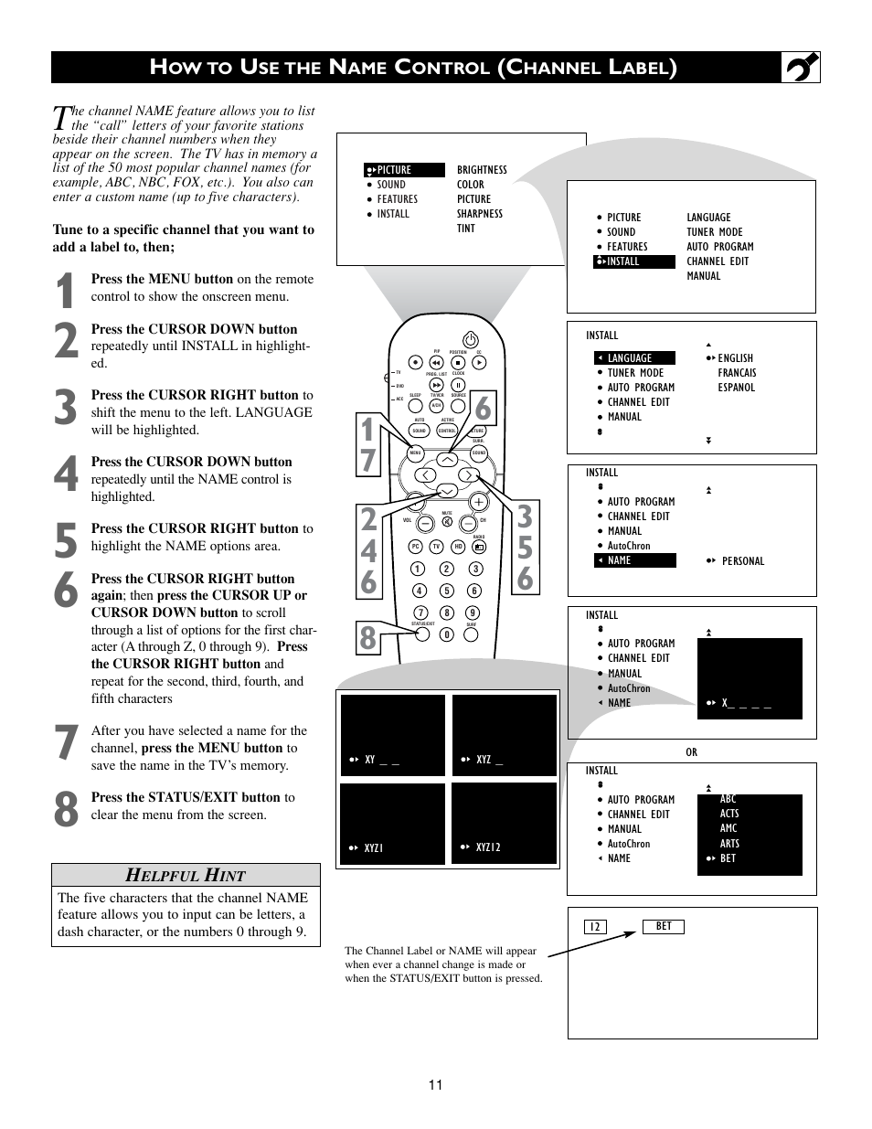 Philips 17PF9945/58 User Manual | Page 11 / 64