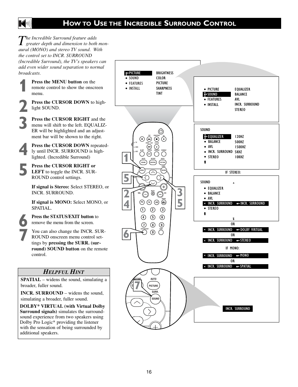 Philips 17PF9945/58 User Manual | Page 16 / 64