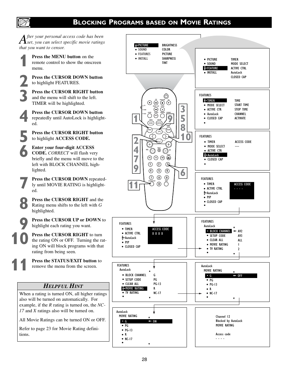 Philips 17PF9945/58 User Manual | Page 28 / 64