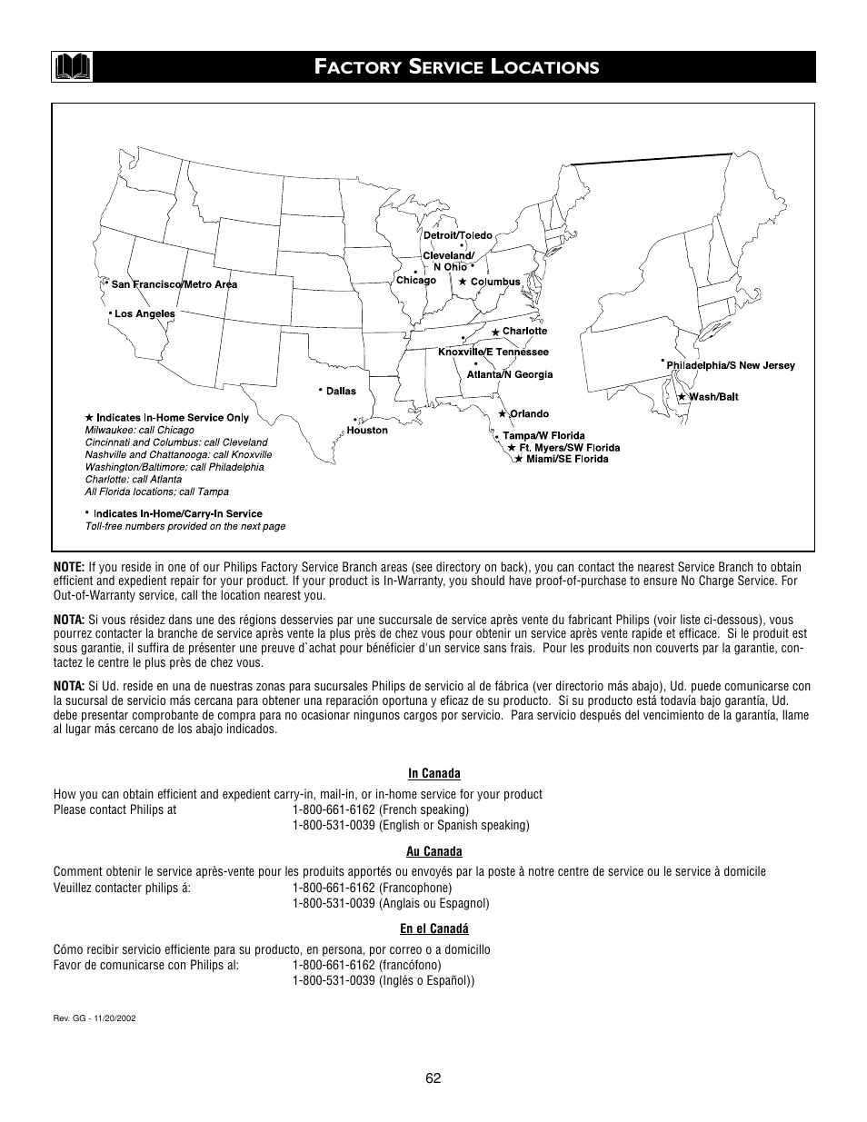 Philips 17PF9945/58 User Manual | Page 62 / 64