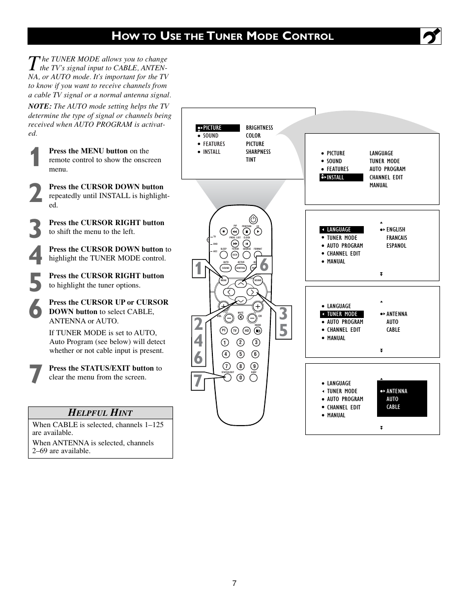 Philips 17PF9945/58 User Manual | Page 7 / 64