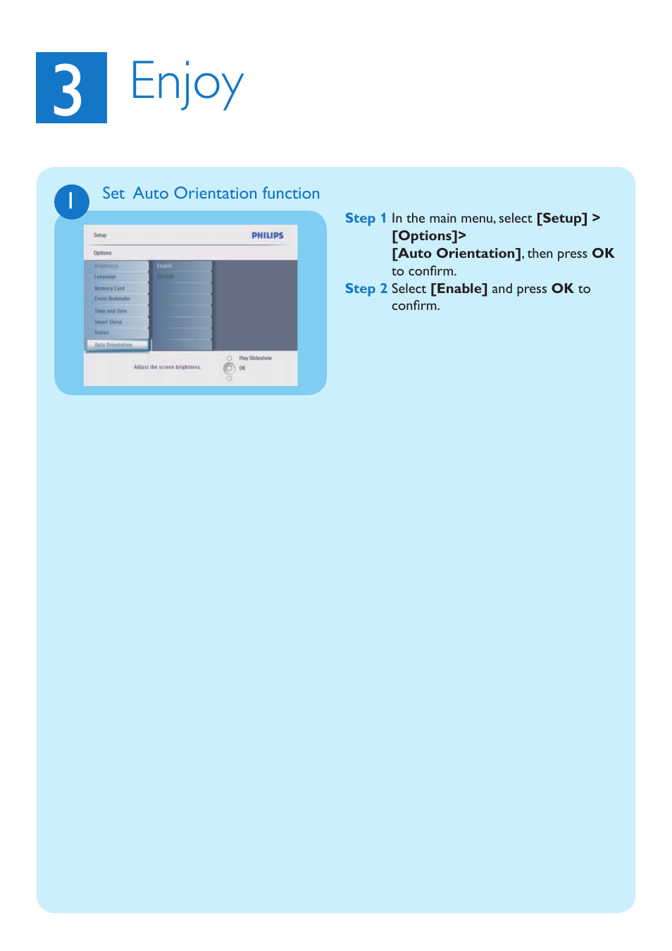 Enjoy | Philips 8FF3CDW User Manual | Page 10 / 12