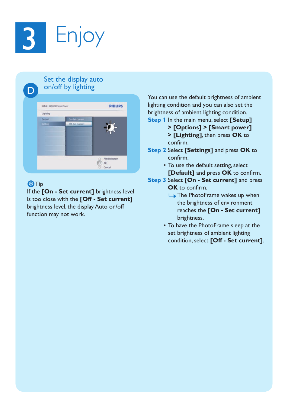 Enjoy | Philips 8FF3CDW User Manual | Page 7 / 12