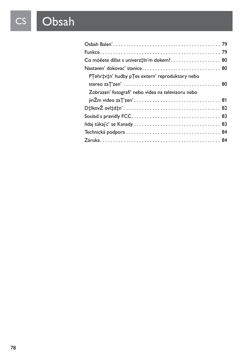 Philips SJM3141 User Manual | Page 78 / 101