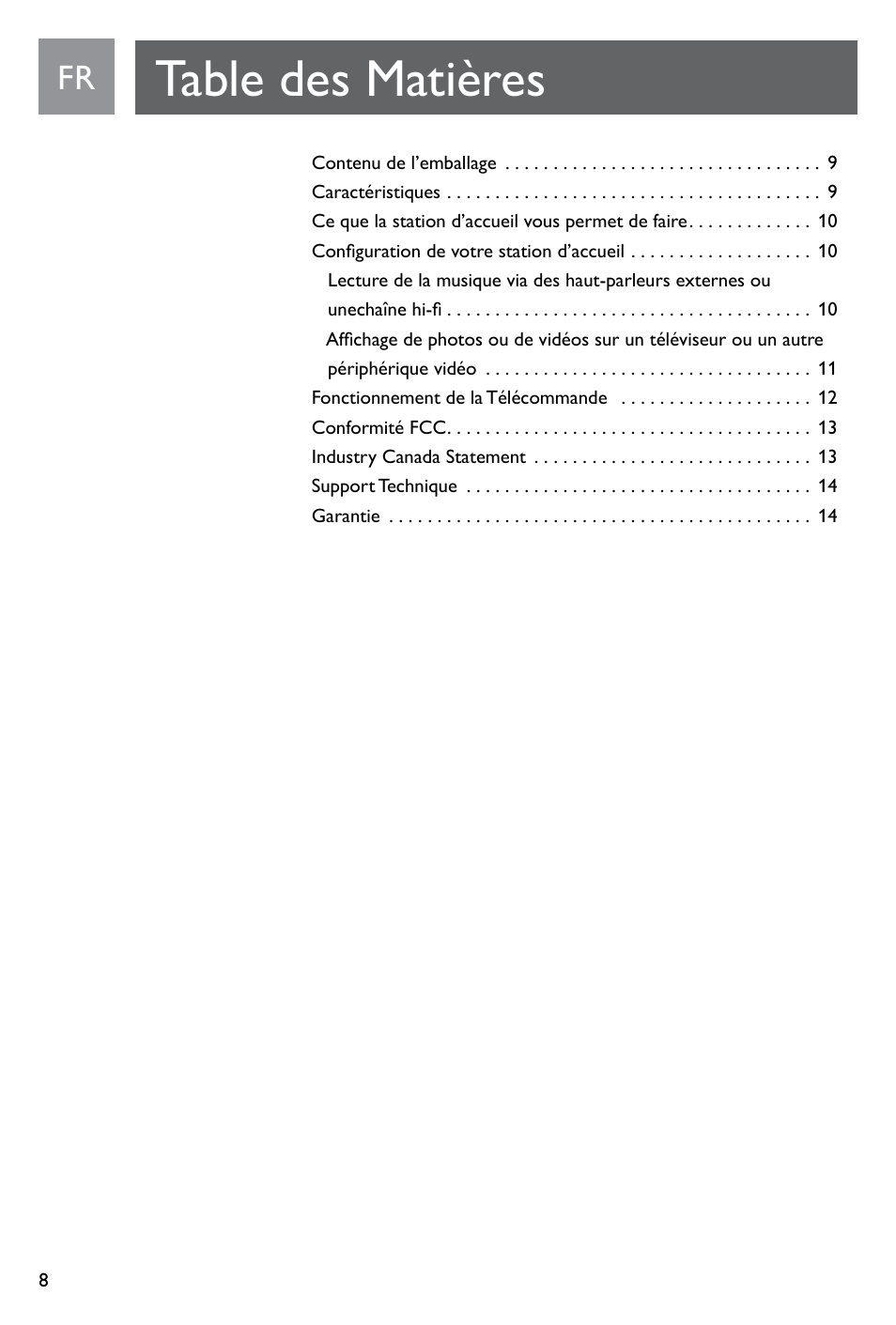 Philips SJM3141 User Manual | Page 8 / 101