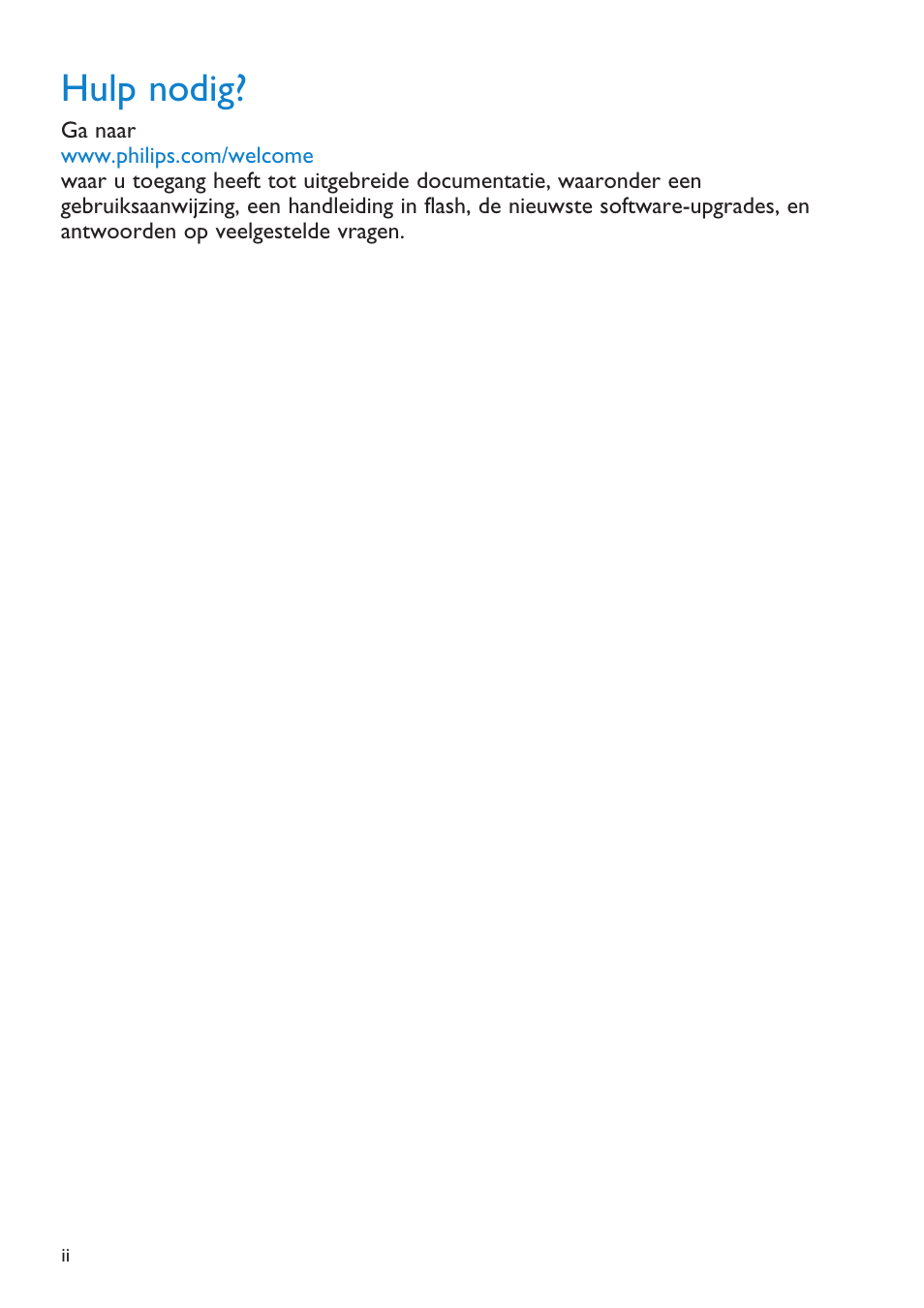 Hulp nodig | Philips GOGEAR SA2641 User Manual | Page 2 / 27