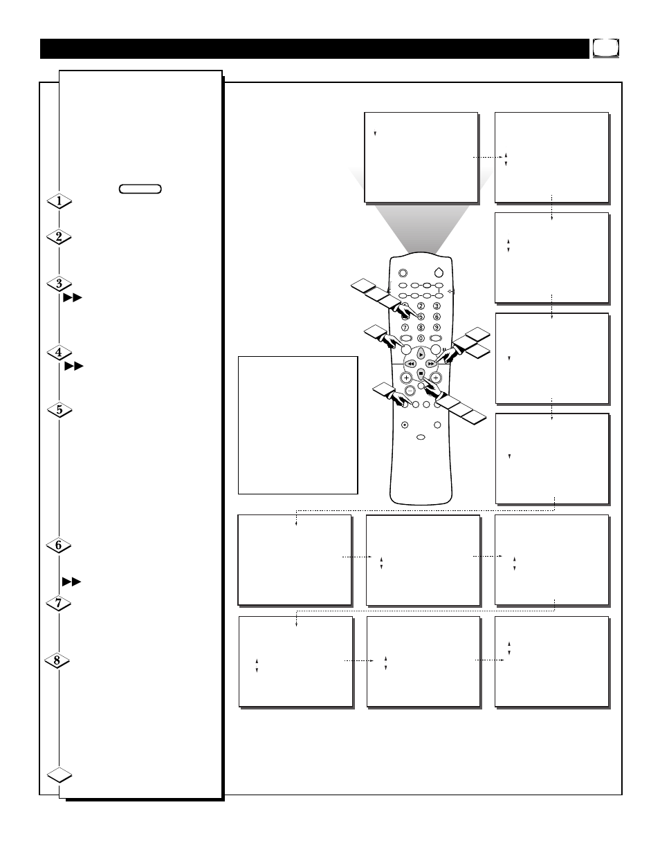 Sing, Mart, Etting up the | Ccess | Philips TP3284C1 User Manual | Page 13 / 52