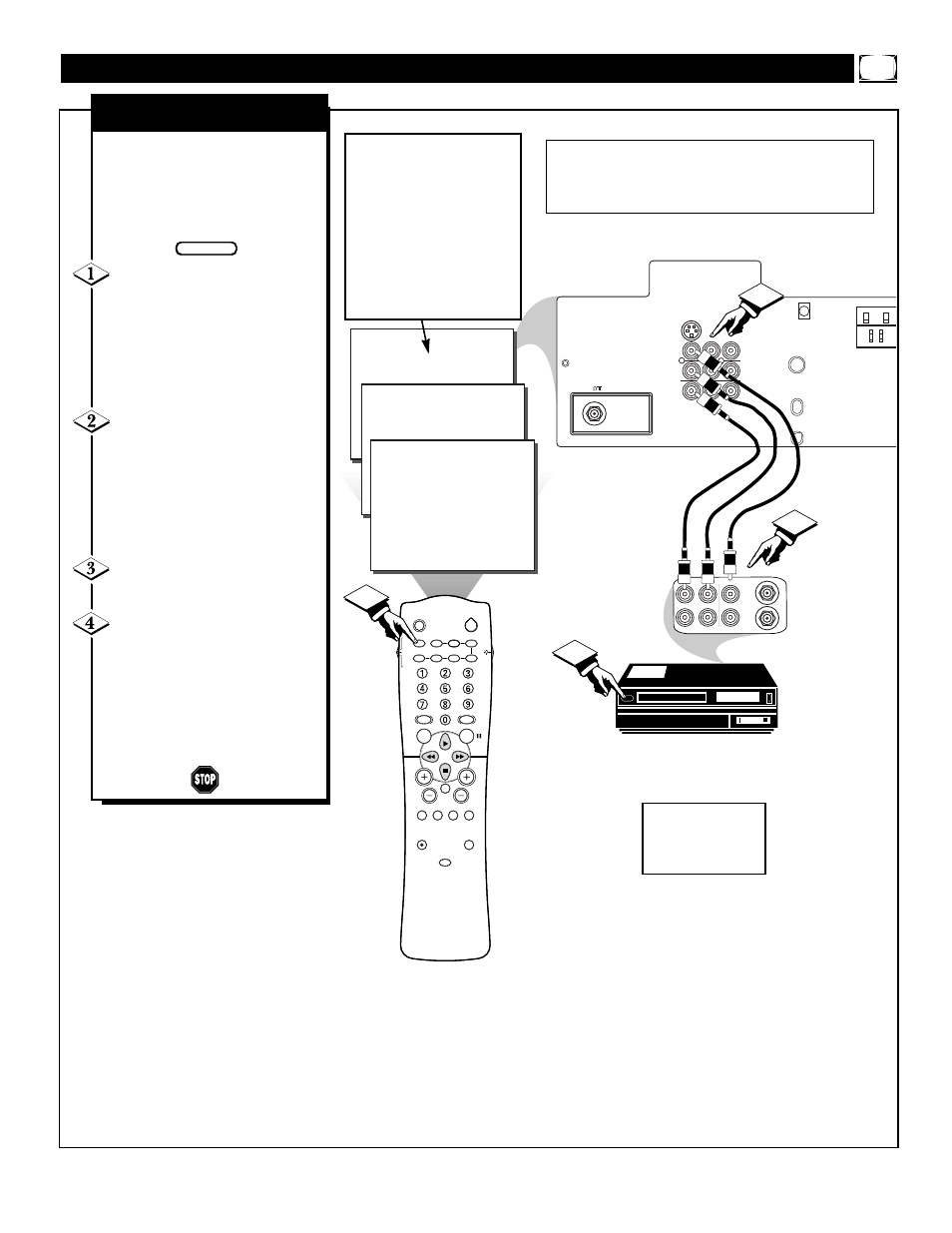 Sing the, Udio, Ideo | Nput, Acks, Nputs | Philips TP3284C1 User Manual | Page 31 / 52