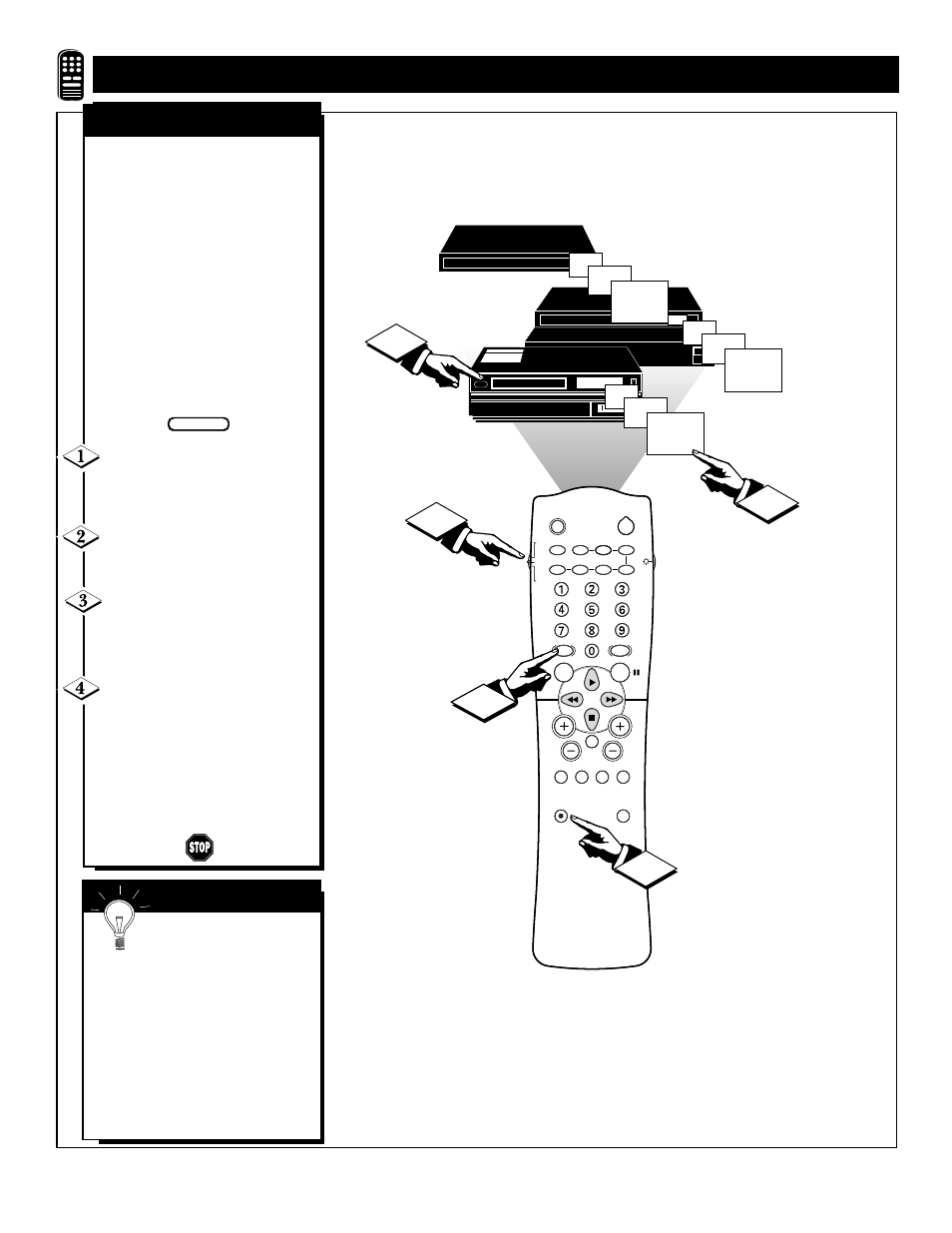 Etting the, Emote, Ontrol | Perate, Ccessory, Evices | Philips TP3284C1 User Manual | Page 38 / 52