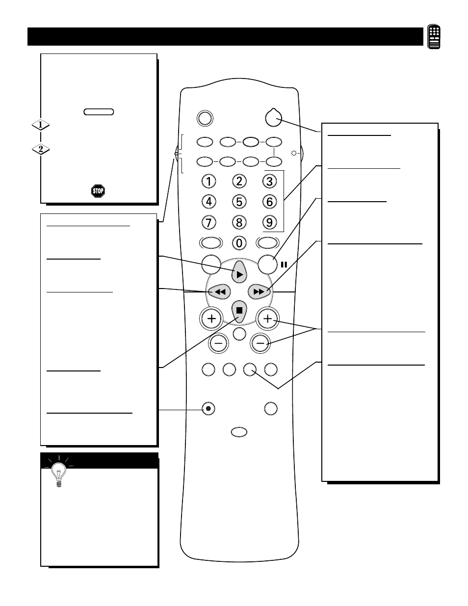 Vcr b, Sing the, Emote | Uttons | Philips TP3284C1 User Manual | Page 41 / 52