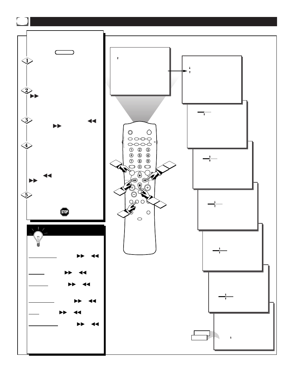 Tv p, Djusting the, Icture | Philips TP3284C1 User Manual | Page 6 / 52