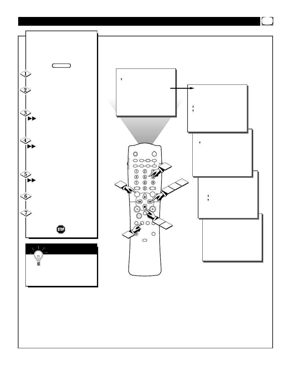 Electing the, Imer, Hannel | Philips TP3284C1 User Manual | Page 9 / 52