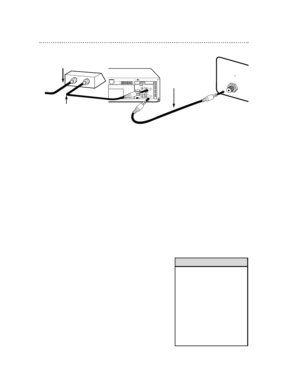 8 hookups with a cable box/dss receiver | Philips VCR 462 User Manual | Page 8 / 64