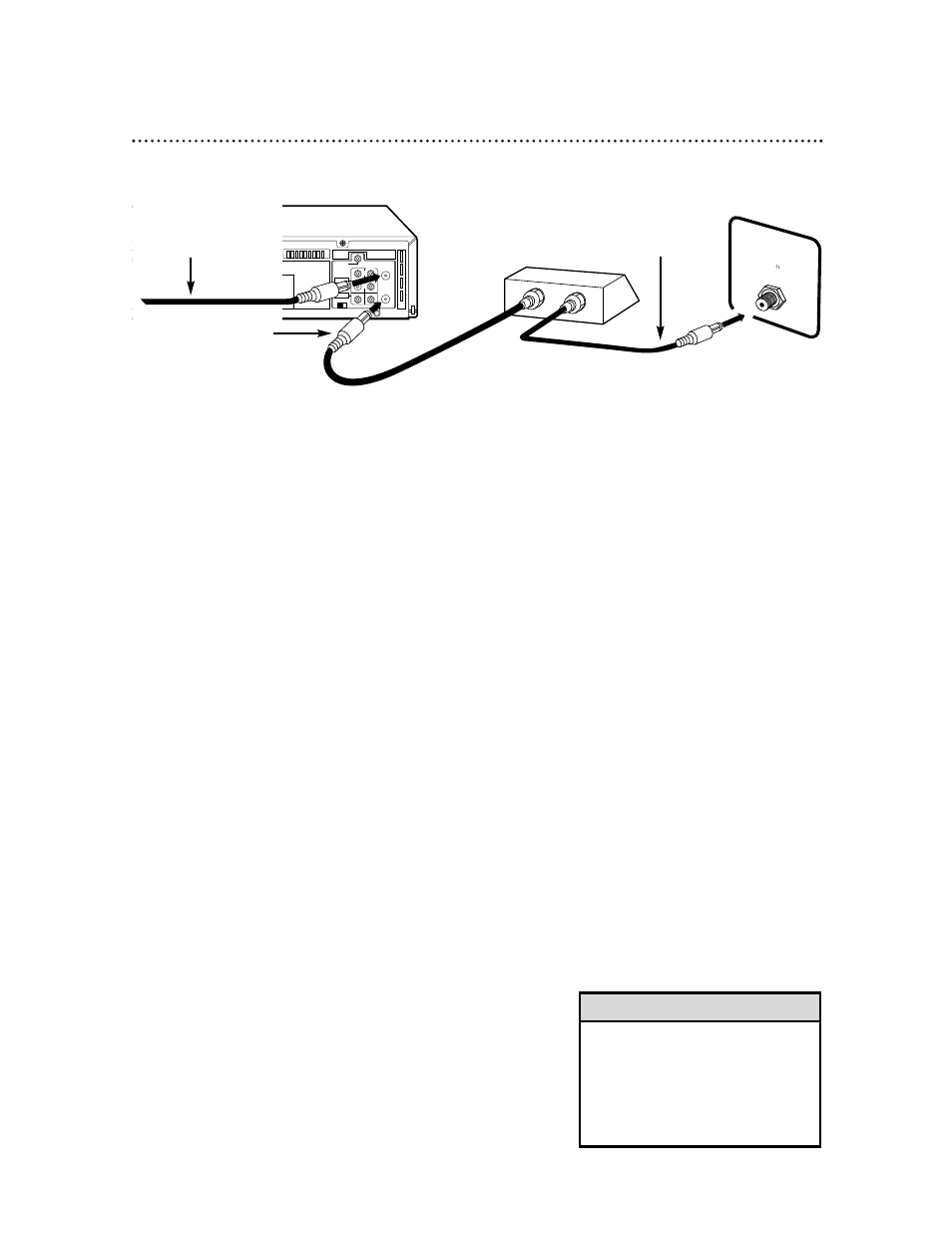 Hookups with a cable box/dss receiver (cont’d) 9 | Philips VCR 462 User Manual | Page 9 / 64