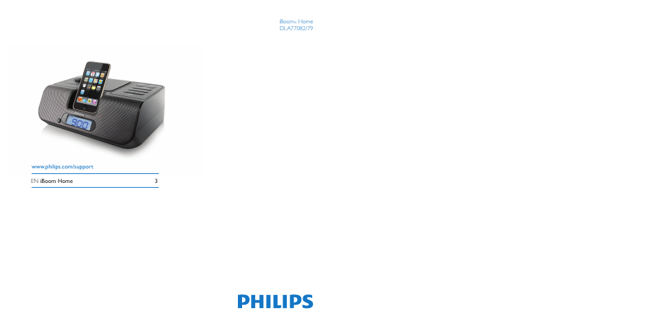 Philips DLA77082/79 User Manual | 9 pages